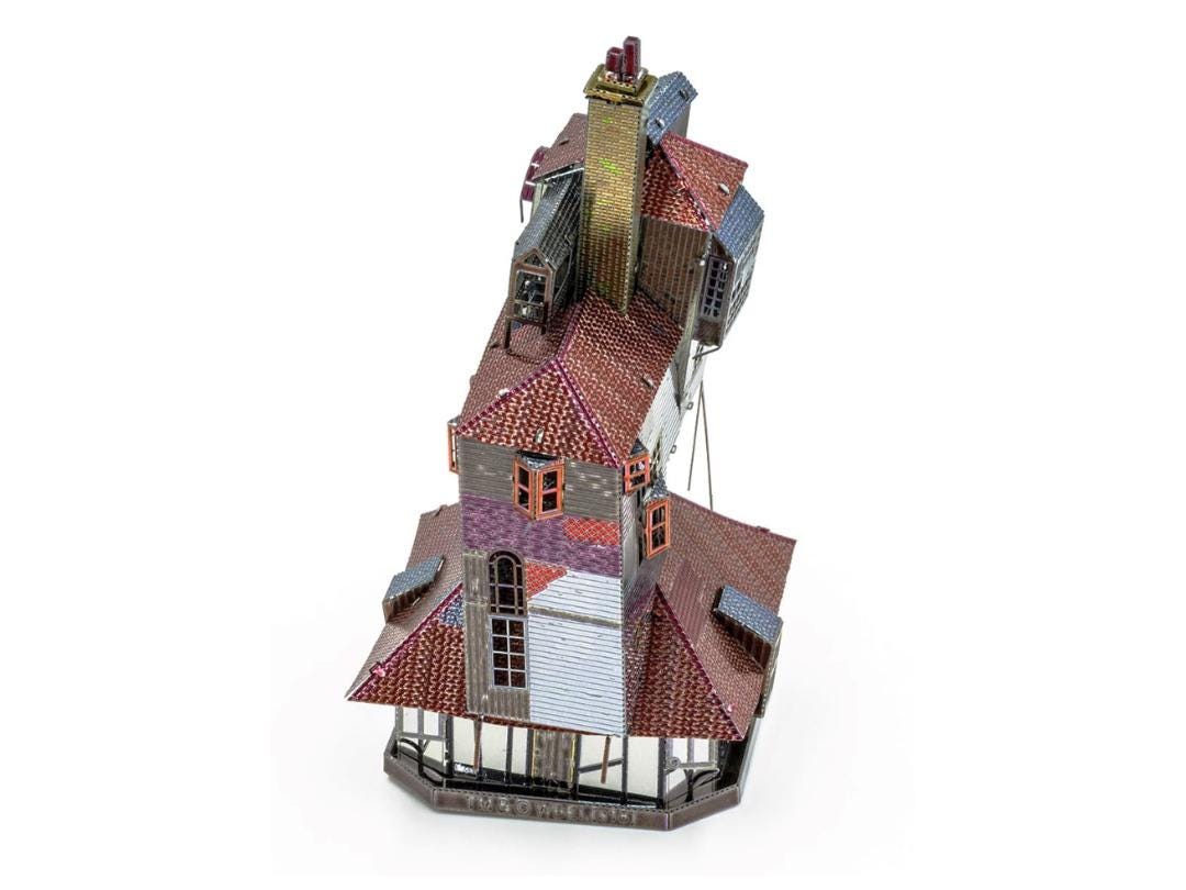 Weasley House Metal Model Kit 3D Puzzle Craft Gift The Burrow House Laser Cut Puzzles Jigsaw Hobby Gift for Harry Potter lover