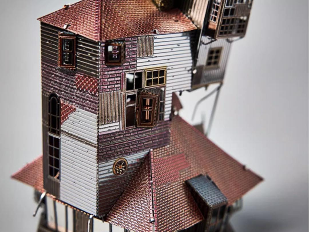 Weasley House Metal Model Kit 3D Puzzle Craft Gift The Burrow House Laser Cut Puzzles Jigsaw Hobby Gift for Harry Potter lover
