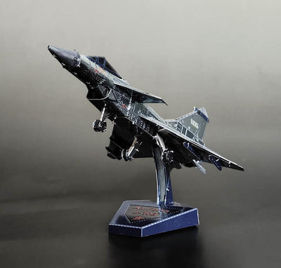 Chengdu J-10B Vigorous Dragon Metal Model Kit – 3D Laser-Cut Puzzle for Fighter Jet Fans