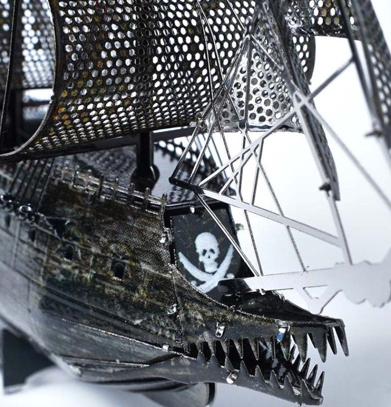 Flying Dutchman Metal Model Kit – Pirates of the Caribbean Ghost Ship 3D Puzzle, DIY Craft for Movie Fans & Collectors