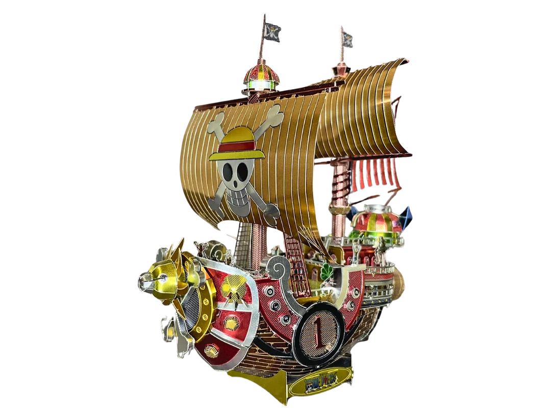 One Piece Thousand Sunny Ship Metal Model Kit – 3D Laser-Cut Puzzle for Anime & Maritime Fans