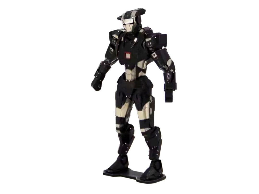 Marvel Avengers War Machine Mark II Metal Model Kit – 3D Puzzle Craft for Iron Man Fans