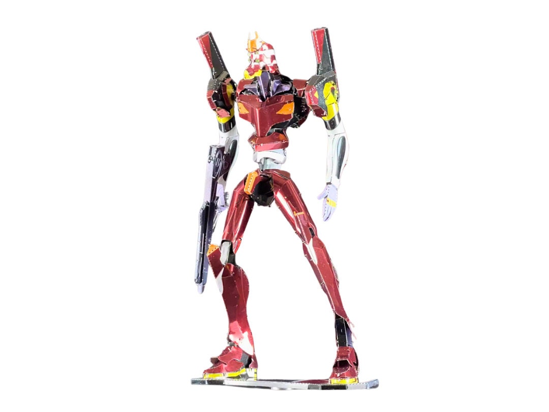 EVA Evangelion Action Figure 3D Puzzle Kit - Metal Model Craft for Anime Lovers
