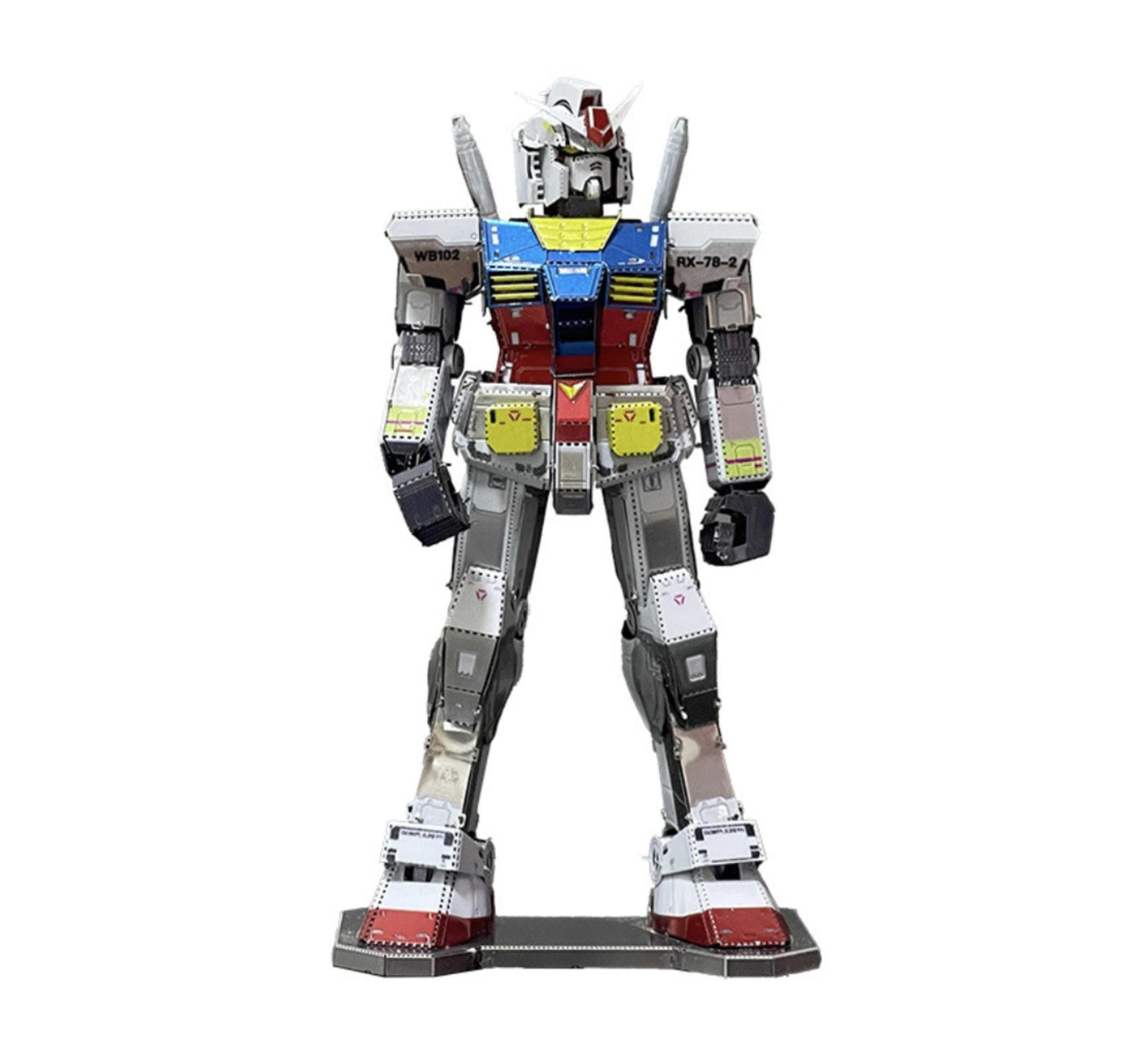 RX-0 Unicorn Gundam 3D Metal Model Kit – Intricate Laser-Cut Puzzle for Mecha & Model Enthusiasts