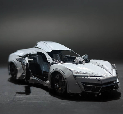 Supercar Metal Model Kit – 3D Laser-Cut Puzzle for Car Lovers & Collectors