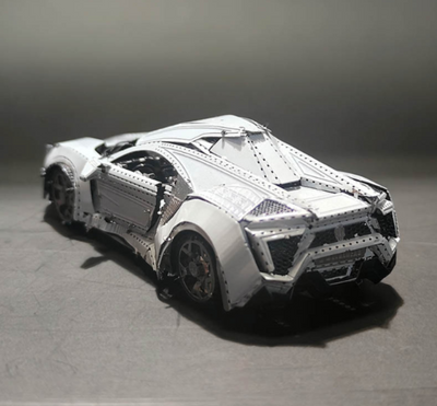 Supercar Metal Model Kit – 3D Laser-Cut Puzzle for Car Lovers & Collectors