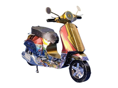 Vespa Primavera 150 Motorbike Metal Model Kit – 3D Puzzle Craft Gift for Motorbike Enthusiasts