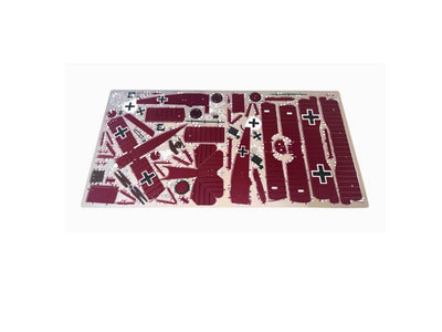 Fokker DR 1 Aircraft Red Baron's Triplane Metal Model Kit – 3D Puzzle Craft Gift, Plane Model Kit, Laser Cut Puzzles for Hobbyists