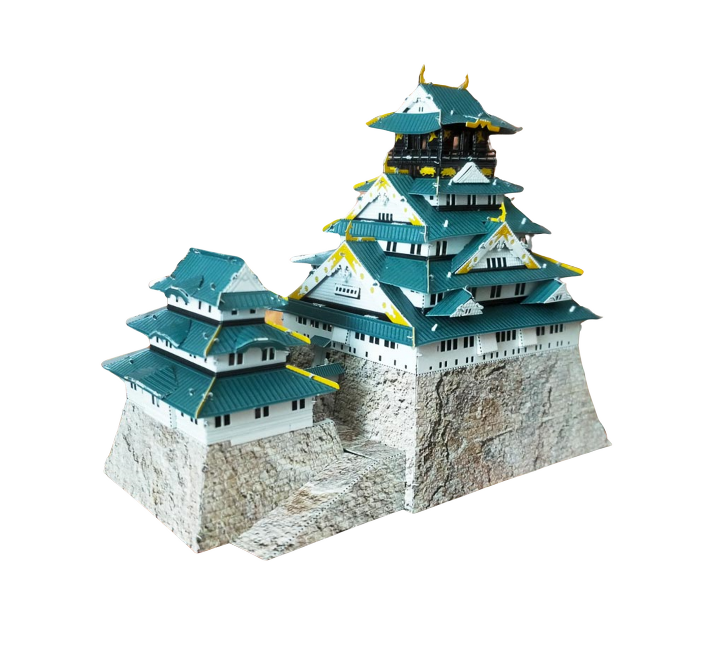 Osaka Castle Metal Model Kit 3D Puzzle Craft Gift Japan Style Laser Cut Puzzles Jigsaw Hobby Gift