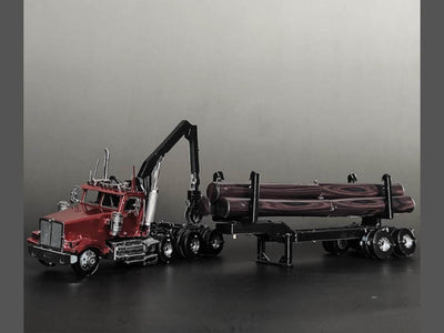 Timber Truck Metal Model Kit – 3D Laser-Cut Puzzle for Log Transport Enthusiasts