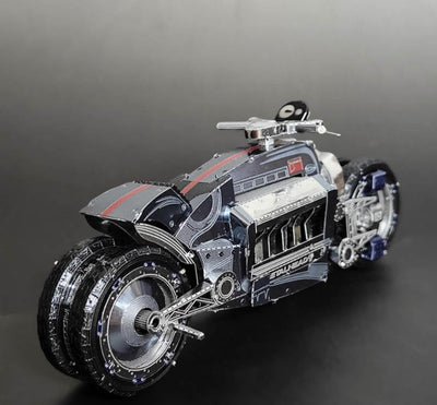 Dodge Tomahawk V10 Motorbike Metal Model Kit – 3D Puzzle Craft for Motorcycle Lovers, DIY Hobby Gift