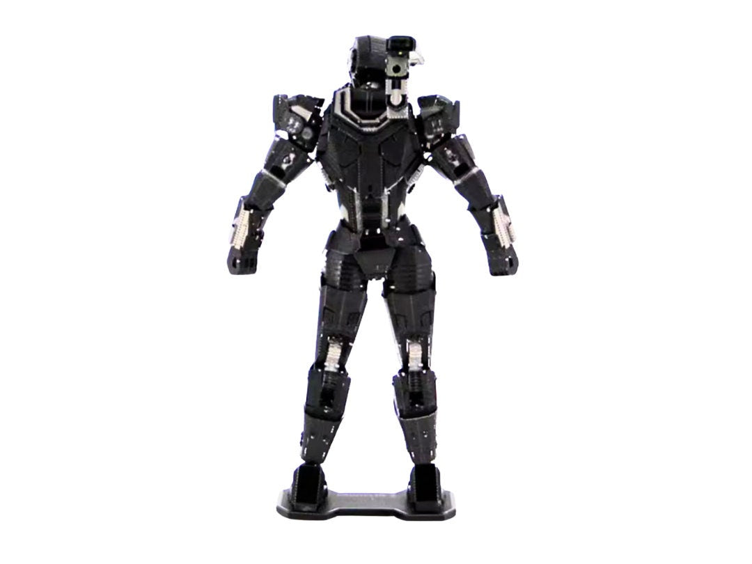 Marvel Avengers War Machine Mark II Metal Model Kit – 3D Puzzle Craft for Iron Man Fans