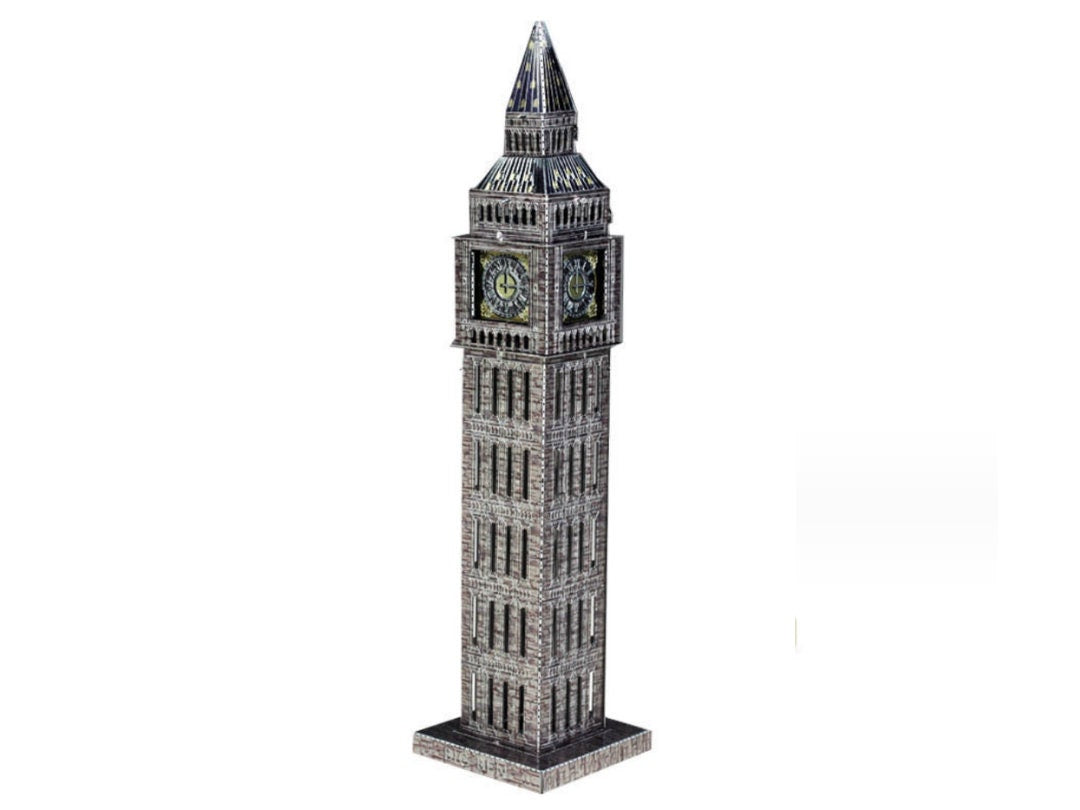 Big Ben London Metal Model Kit – 3D Puzzle DIY Craft Gift | Laser Cut UK Landmark Building Set