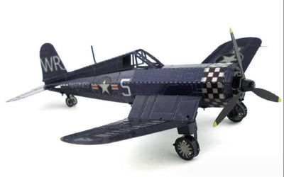 F4U Corsair Fighter Plane Metal Model Kit – 3D Puzzle for Aviation Enthusiasts
