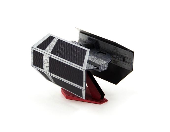 Star Wars TIE Fighter Metal Model Kit – 3D Laser-Cut Puzzle | DIY Craft Gift for Star Wars Fans