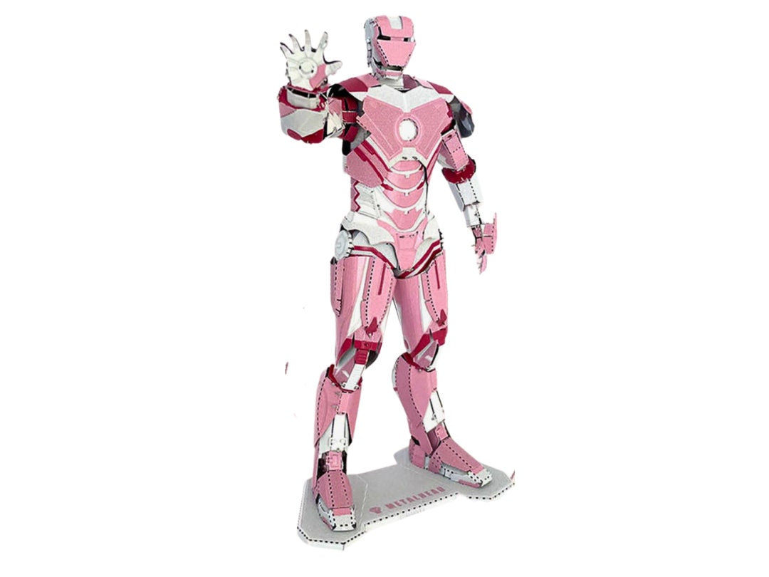 Marvel Iron Man Metal Model Kit – 3D Puzzle DIY Craft Gift | Laser Cut Superhero Figure for Iron Man Fans