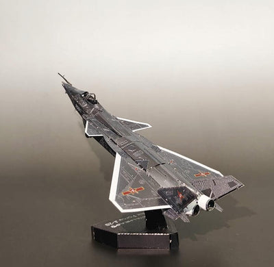 Chengdu J-20 Mighty Dragon 3D Metal Model Kit – Stealth Fighter Puzzle for Aviation Enthusiasts