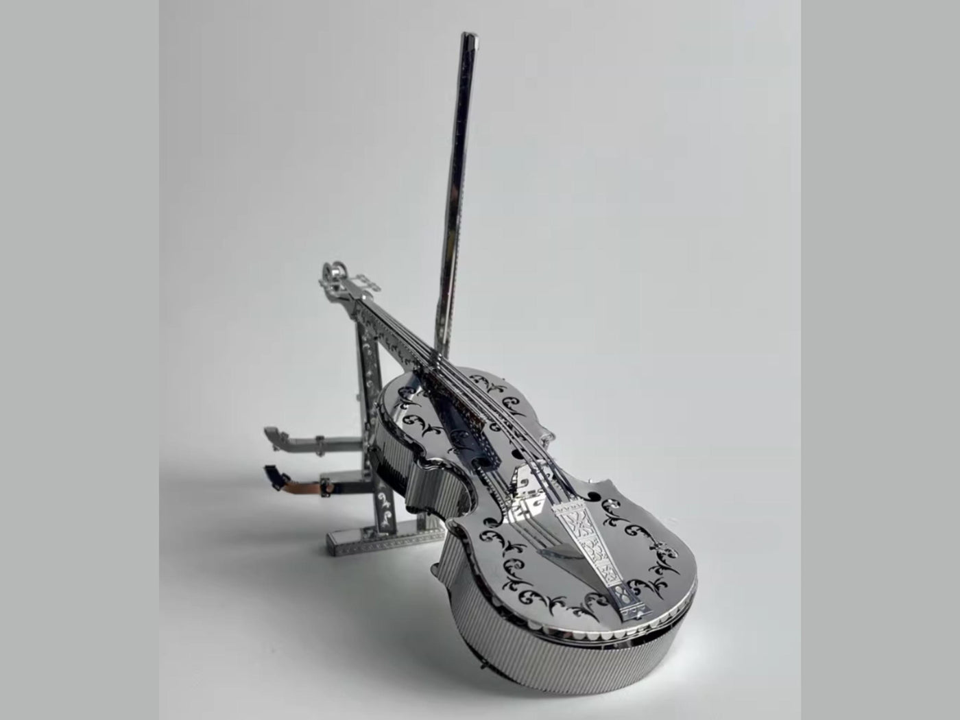 Violin Metal Model Kit 3D Puzzle Craft Gift Laser Cut Puzzles Jigsaw Hobby Gift for Music Instrument Lover
