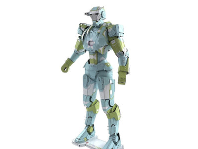 Marvel Avengers War Machine Mark II Metal Model Kit – 3D Puzzle Craft for Iron Man Fans