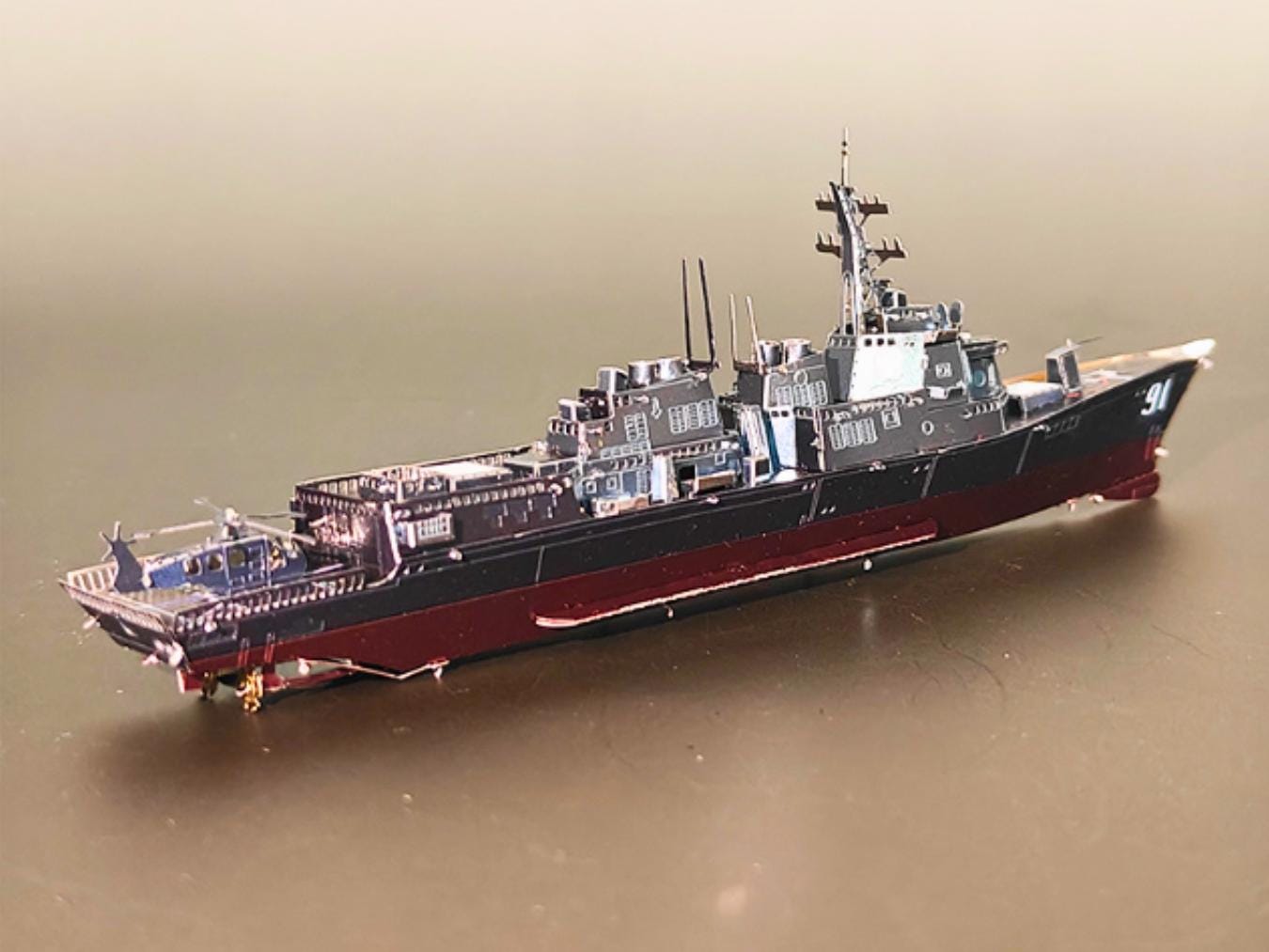 Arleigh Burke-class Destroyer Metal Model Kit – 3D Laser-Cut Puzzle for Military & Naval Enthusiasts