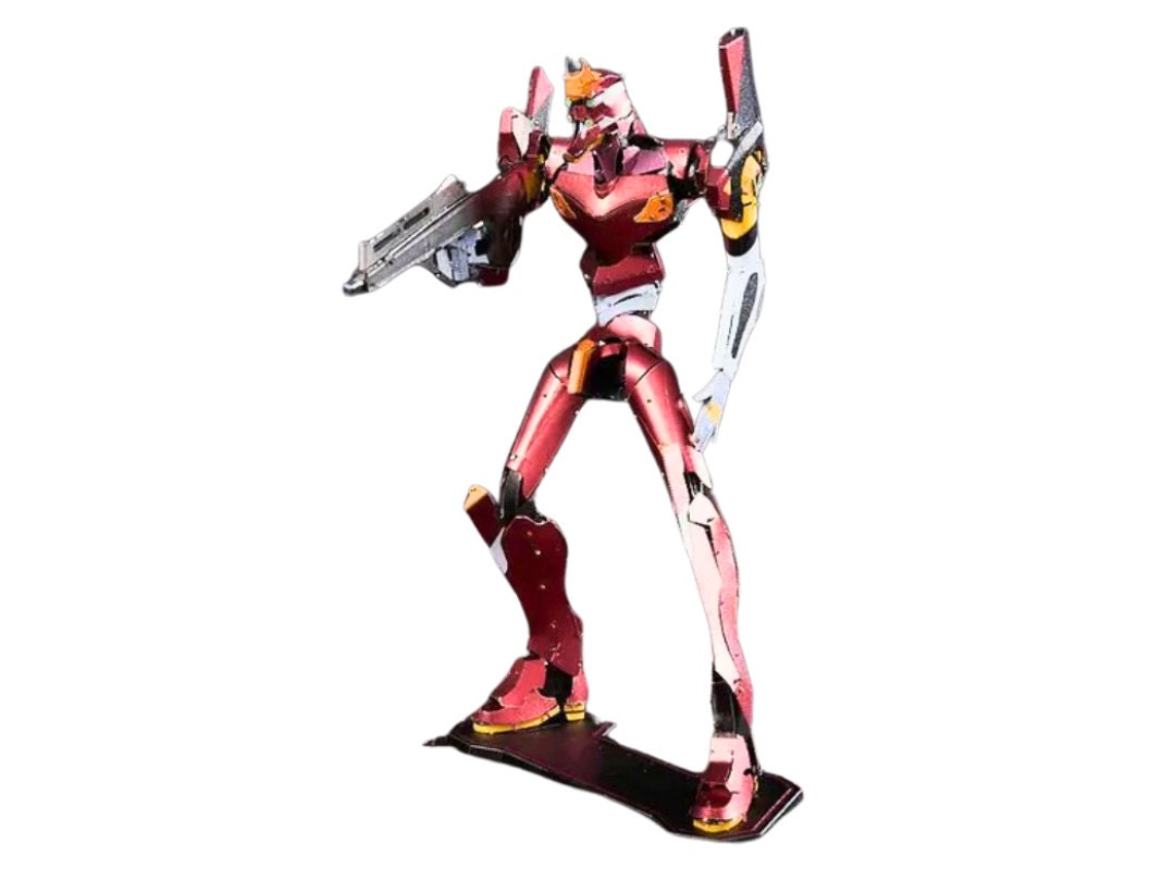 EVA Evangelion Action Figure 3D Puzzle Kit - Metal Model Craft for Anime Lovers