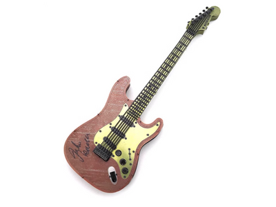 John Lennon Beatles Miniature Guitar Metal Model Kit – 3D Laser-Cut Puzzle for Beatles Fans & Music Lovers