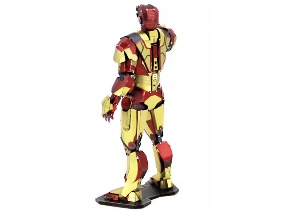 Marvel Iron Man Metal Model Kit – 3D Puzzle DIY Craft Gift | Laser Cut Superhero Figure for Iron Man Fans