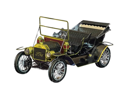 Ford 1908 Model T Car Metal Model Kit – 3D Laser-Cut Puzzle for Car Enthusiasts