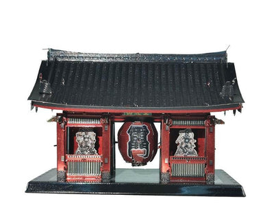 Kaminarimon "Thunder Gate" Metal Model Kit – 3D Laser-Cut Puzzle of Japanese Landmark | DIY Craft for Culture & Architecture Lovers