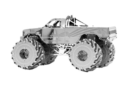 Monster Truck Metal Model Kit – 3D Puzzle DIY Craft Gift for Car Lovers | Laser Cut Hobby Toy
