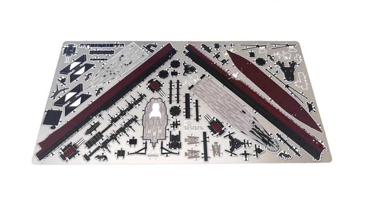 USS Arizona Battleship Metal Model Kit – 3D Laser-Cut Puzzle for Naval & History Enthusiasts