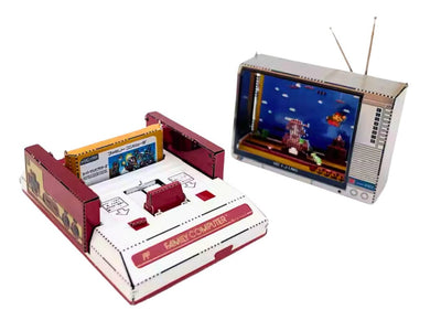 Nintendo Famicom 3D Metal Model Kit – Retro Console Puzzle for Classic Gaming Fans
