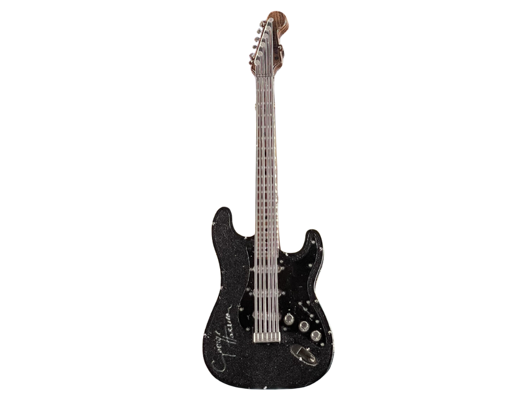 George Harrison Guitar Metal Model Kit – 3D Laser-Cut Puzzle for Music Fans & DIY Hobbyists