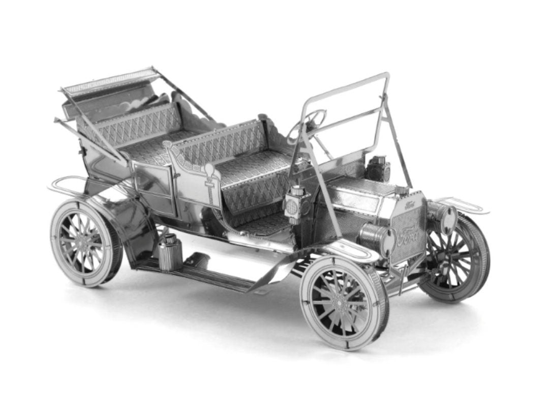 Ford 1908 Model T Car Metal Model Kit – 3D Laser-Cut Puzzle for Car Enthusiasts