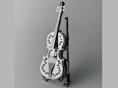 Violin Metal Model Kit 3D Puzzle Craft Gift Laser Cut Puzzles Jigsaw Hobby Gift for Music Instrument Lover