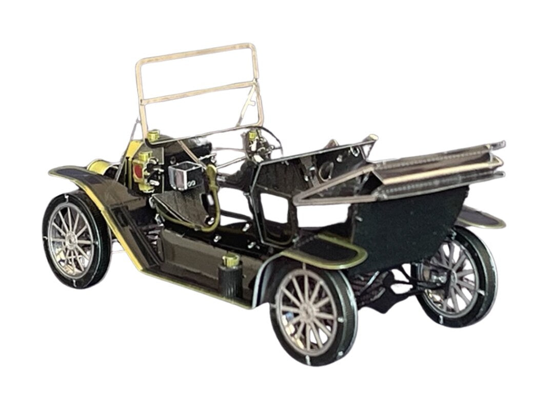 Ford 1908 Model T Car Metal Model Kit – 3D Laser-Cut Puzzle for Car Enthusiasts