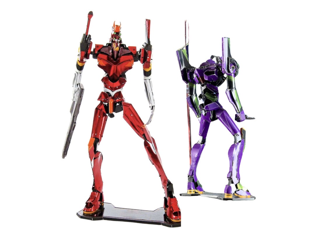 EVA Evangelion Action Figure 3D Puzzle Kit - Metal Model Craft for Anime Lovers