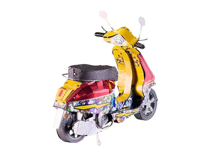 Vespa Primavera 150 Motorbike Metal Model Kit – 3D Puzzle Craft Gift for Motorbike Enthusiasts