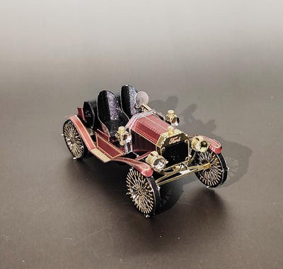 Antique Car Metal Model Kit – 3D Laser Cut Puzzle for Classic Car Lovers | DIY Craft Hobby Kit