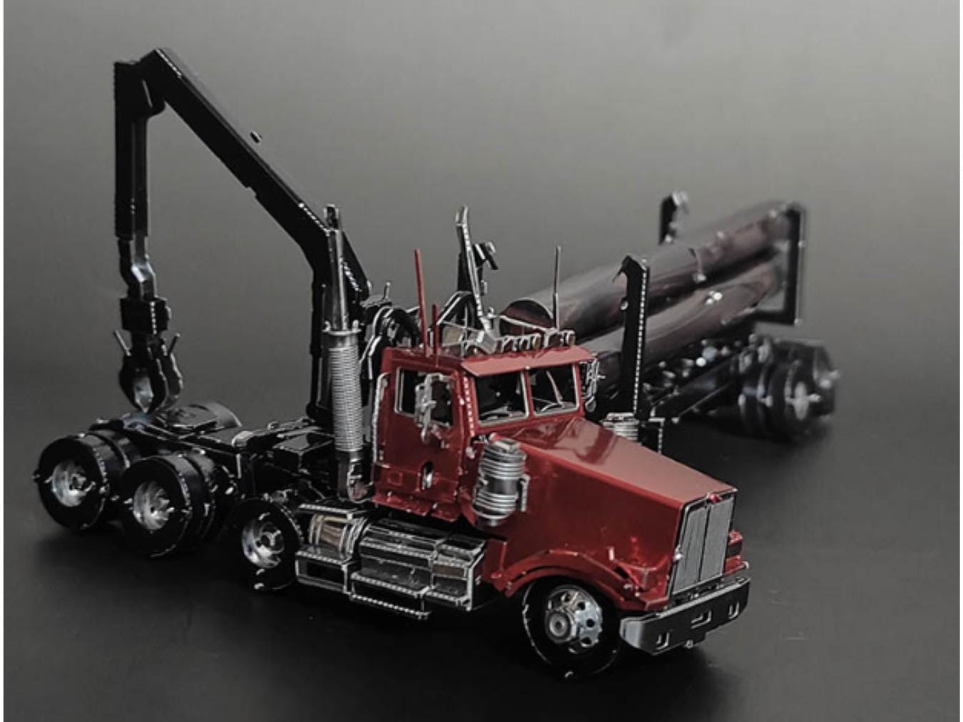 Timber Truck Metal Model Kit – 3D Laser-Cut Puzzle for Log Transport Enthusiasts