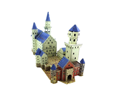 Neuschwanstein Castle Metal Model Kit – 3D Puzzle Craft for Architecture & Disney Fans