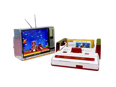 Nintendo Famicom 3D Metal Model Kit – Retro Console Puzzle for Classic Gaming Fans