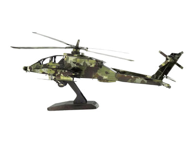 Boeing AH-64 Apache Helicopter Metal Model Kit – 3D Laser-Cut Puzzle for Helicopter Enthusiasts