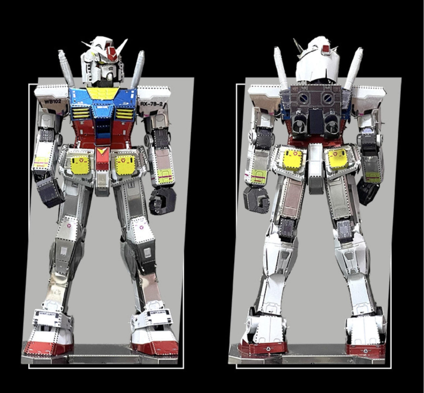 RX-0 Unicorn Gundam 3D Metal Model Kit – Intricate Laser-Cut Puzzle for Mecha & Model Enthusiasts