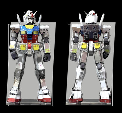 RX-0 Unicorn Gundam 3D Metal Model Kit – Intricate Laser-Cut Puzzle for Mecha & Model Enthusiasts
