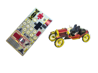 Antique Car Metal Model Kit – 3D Laser Cut Puzzle for Classic Car Lovers | DIY Craft Hobby Kit