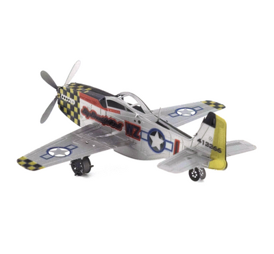 North American P-51 Mustang Metal Model Kit – 3D Puzzle Craft Gift | DIY Laser Cut WWII Fighter Plane Model