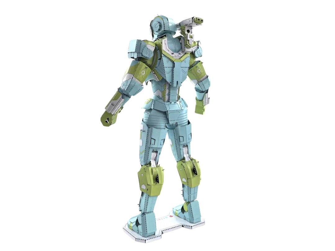 Marvel Avengers War Machine Mark II Metal Model Kit – 3D Puzzle Craft for Iron Man Fans