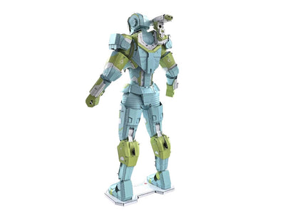 Marvel Avengers War Machine Mark II Metal Model Kit – 3D Puzzle Craft for Iron Man Fans