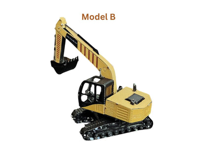 Construction Excavator Building Metal Model Kit 3D Puzzle Craft Gift Laser Cut Puzzles Jigsaw Hobby Gift